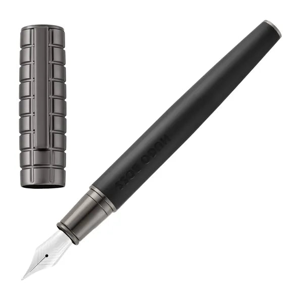 Stylo-plume HUGO BOSS Arche Bauhaus, noir