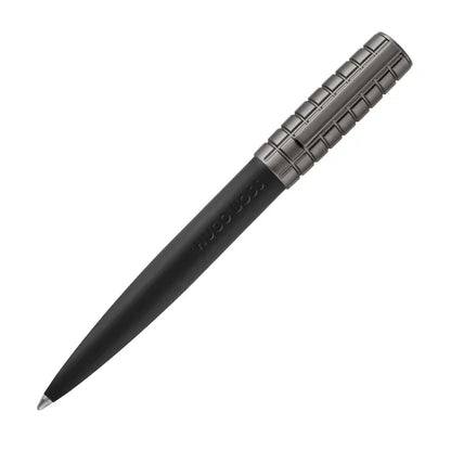 HUGO BOSS, Stylo-bille Formation Herringbone, gun