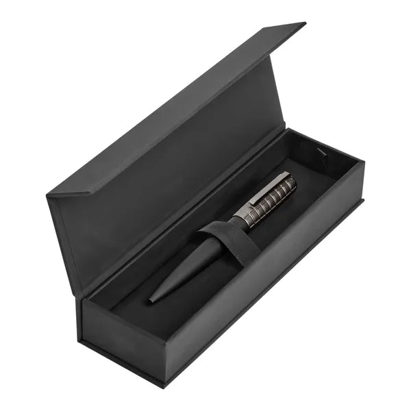 HUGO BOSS, Stylo-bille Formation Herringbone, gun
