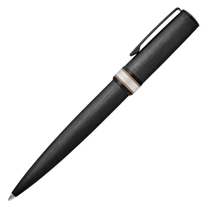 HUGO BOSS, Kugelschreiber, Arche Brushed Ring, Black