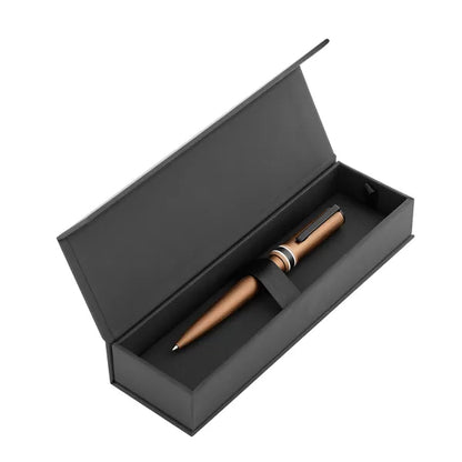 HUGO BOSS, Kugelschreiber, Arche Brushed Ring, Camel