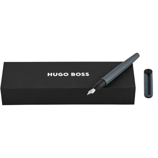 HUGO BOSS, Füllfederhalter, Arche Pattern, Grey