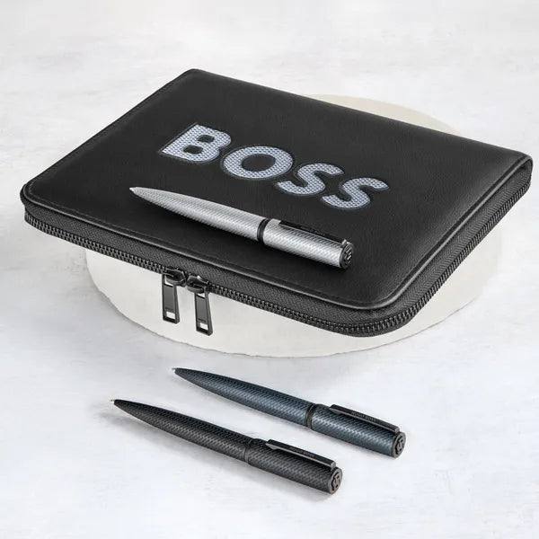 HUGO BOSS, Kugelschreiber, Arche Pattern, Grey