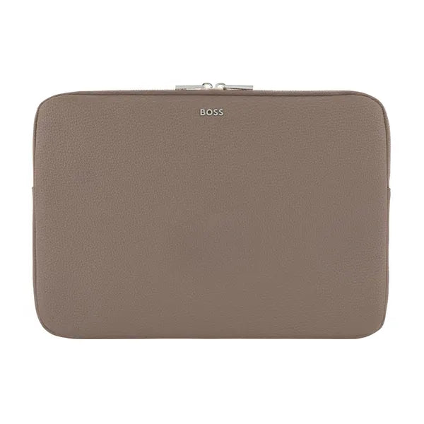 HUGO BOSS, Laptop hülle, Classic Grained, Camel 13