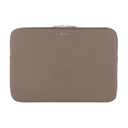 HUGO BOSS, Laptop hülle, Classic Grained, Camel 13
