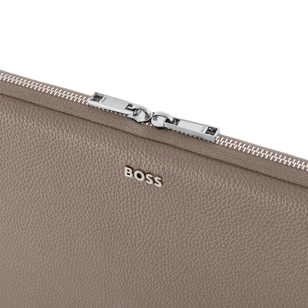 HUGO BOSS, Laptop hülle, Classic Grained, Camel 13