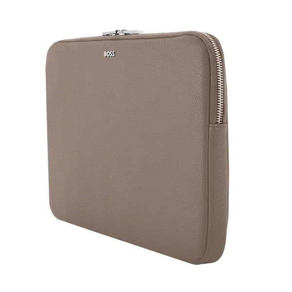 HUGO BOSS, Laptop hülle, Classic Grained, Camel 13