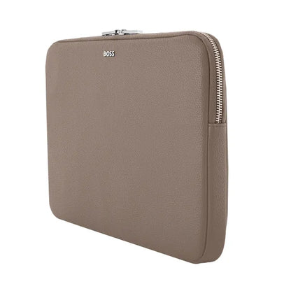 HUGO BOSS, Laptop hülle, Classic Grained, Camel 13