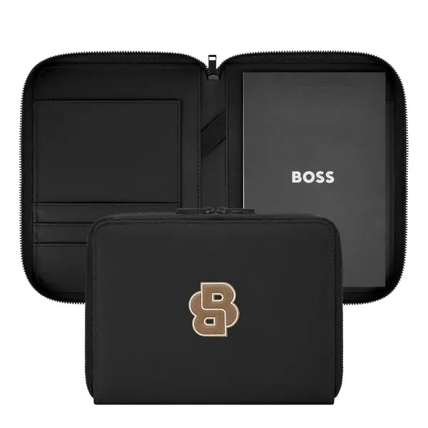 HUGO BOSS, A5 Konferenzmappe, Varsity, Black