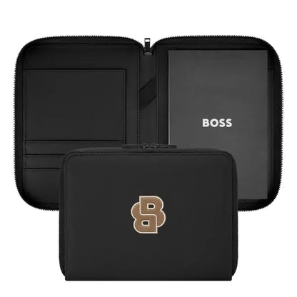 HUGO BOSS, A5 Konferenzmappe, Varsity, Black