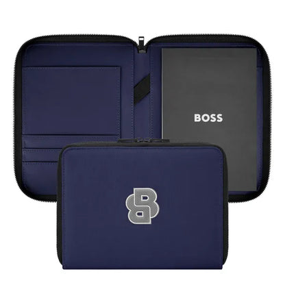 HUGO BOSS, A5 Konferenzmappe, Varsity, Navy