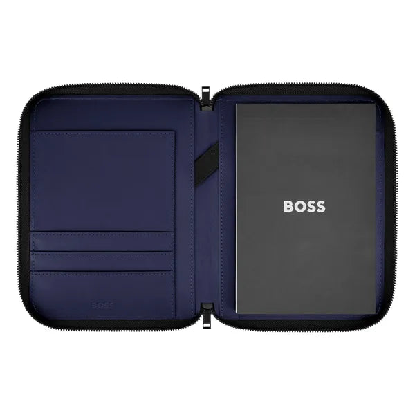 HUGO BOSS, A5 Konferenzmappe, Varsity, Navy
