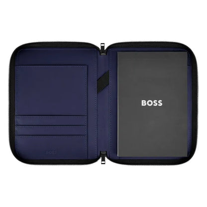 HUGO BOSS, A5 Konferenzmappe, Varsity, Navy