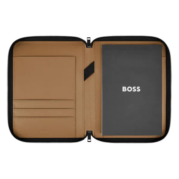 HUGO BOSS, A5 Konferenzmappe, Varsity, Camel