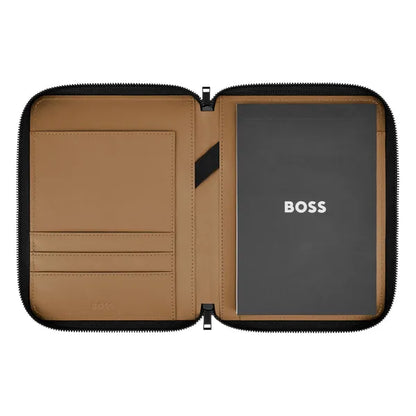 HUGO BOSS, A5 Konferenzmappe, Varsity, Camel