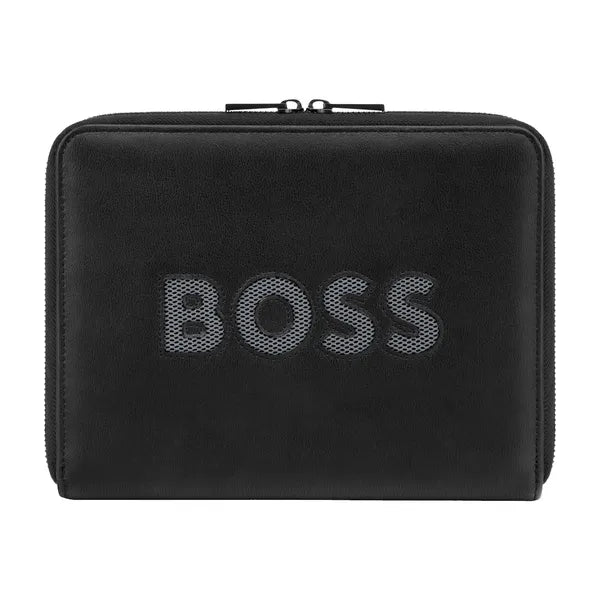 HUGO BOSS, Konferenzmappe, A5, Boss Cut Out, Black & Grey (копия)