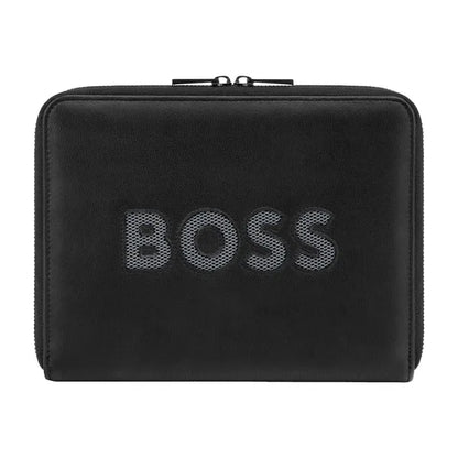 HUGO BOSS, Konferenzmappe, A5, Boss Cut Out, Black & Grey (копия)