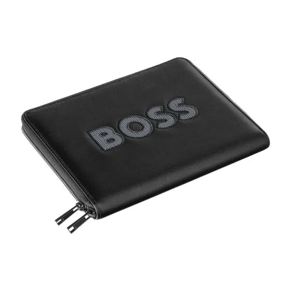 HUGO BOSS, Konferenzmappe, A5, Boss Cut Out, Black & Grey (копия)