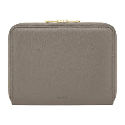 HUGO BOSS, Konferenzmappe Signature Lady, A5, Taupe