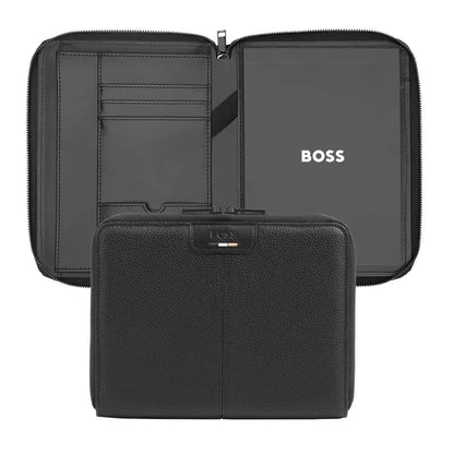 HUGO BOSS, A5 Konferenzmappe Emblematic, Black