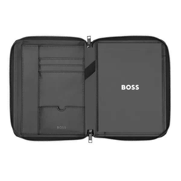 HUGO BOSS, A5 Konferenzmappe Emblematic, Black