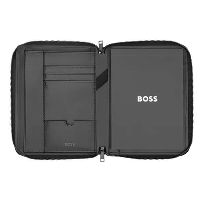 HUGO BOSS, A5 Konferenzmappe Emblematic, Black