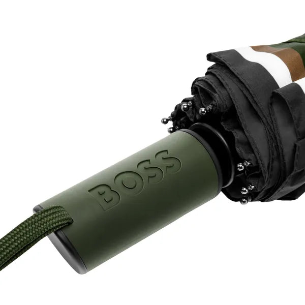 HUGO BOSS, Taschenschirm Varsity, Forest Green