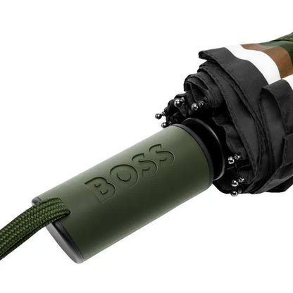 HUGO BOSS, Taschenschirm Varsity, Forest Green