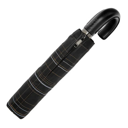 HUGO BOSS, Taschenschirm, Checkered, Black