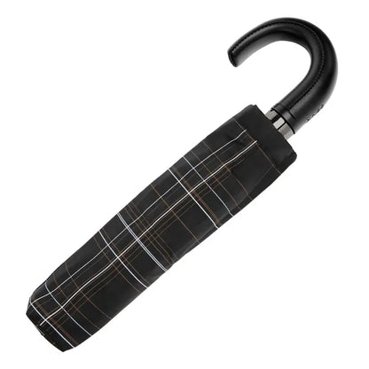HUGO BOSS, Taschenschirm, Checkered, Black