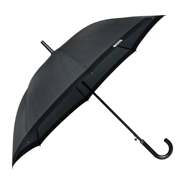 HUGO BOSS, Regenschirm, Chevron, Dark Grey