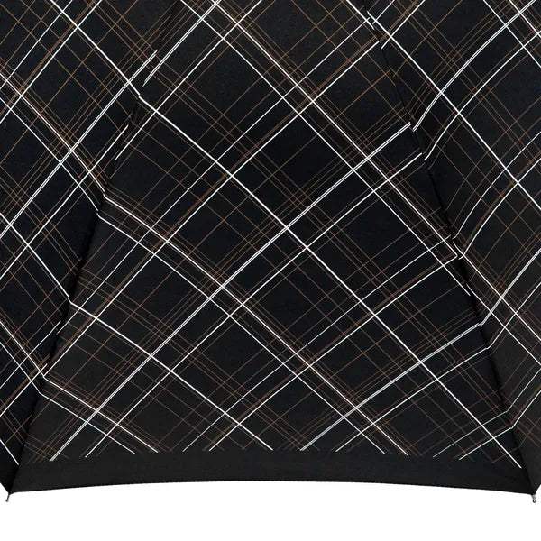 HUGO BOSS, Regenschirm , Checkered, Black