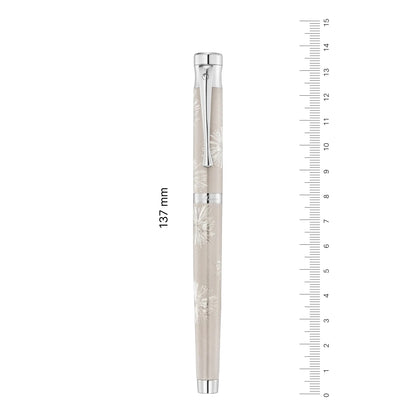 Waldmann, Fountain Pen, Starbust 18kt, Sterling Silver / Galaxy Grey