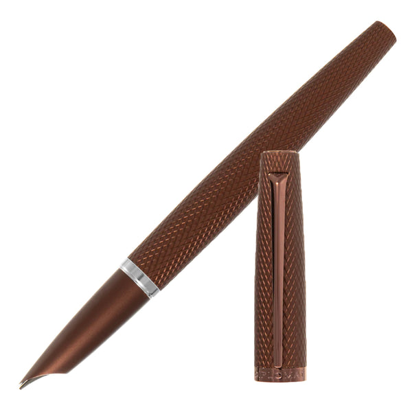 Diplomat Füller Viper Guilloche Braun
