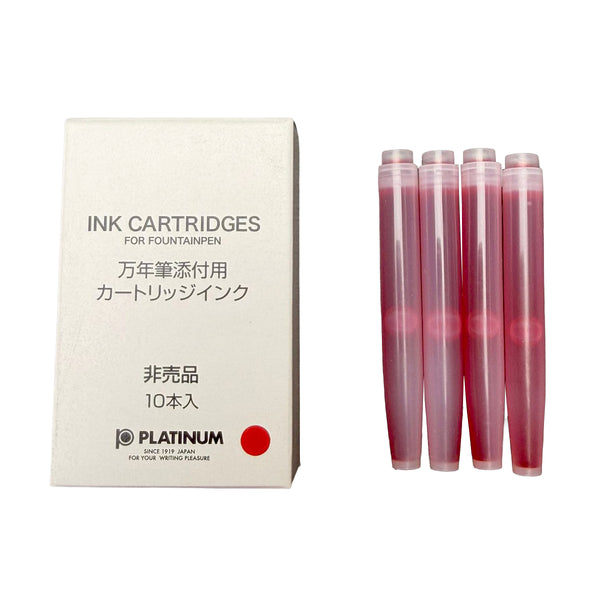 Platinum, Tintenpatrone, Ink Cartridges, Red/Rot, 10er-Pack