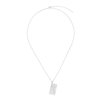 ST Dupont Feuerzeug Lighter Necklace Lighter Nekclace, Palladium, Silver
