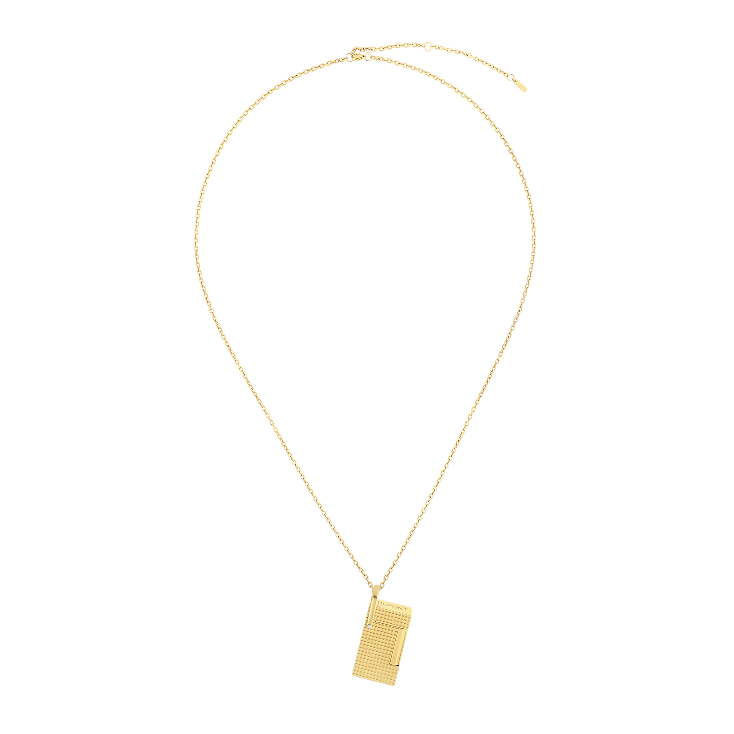 ST Dupont Feuerzeug Lighter Necklace Lighter Nekclace, Golden