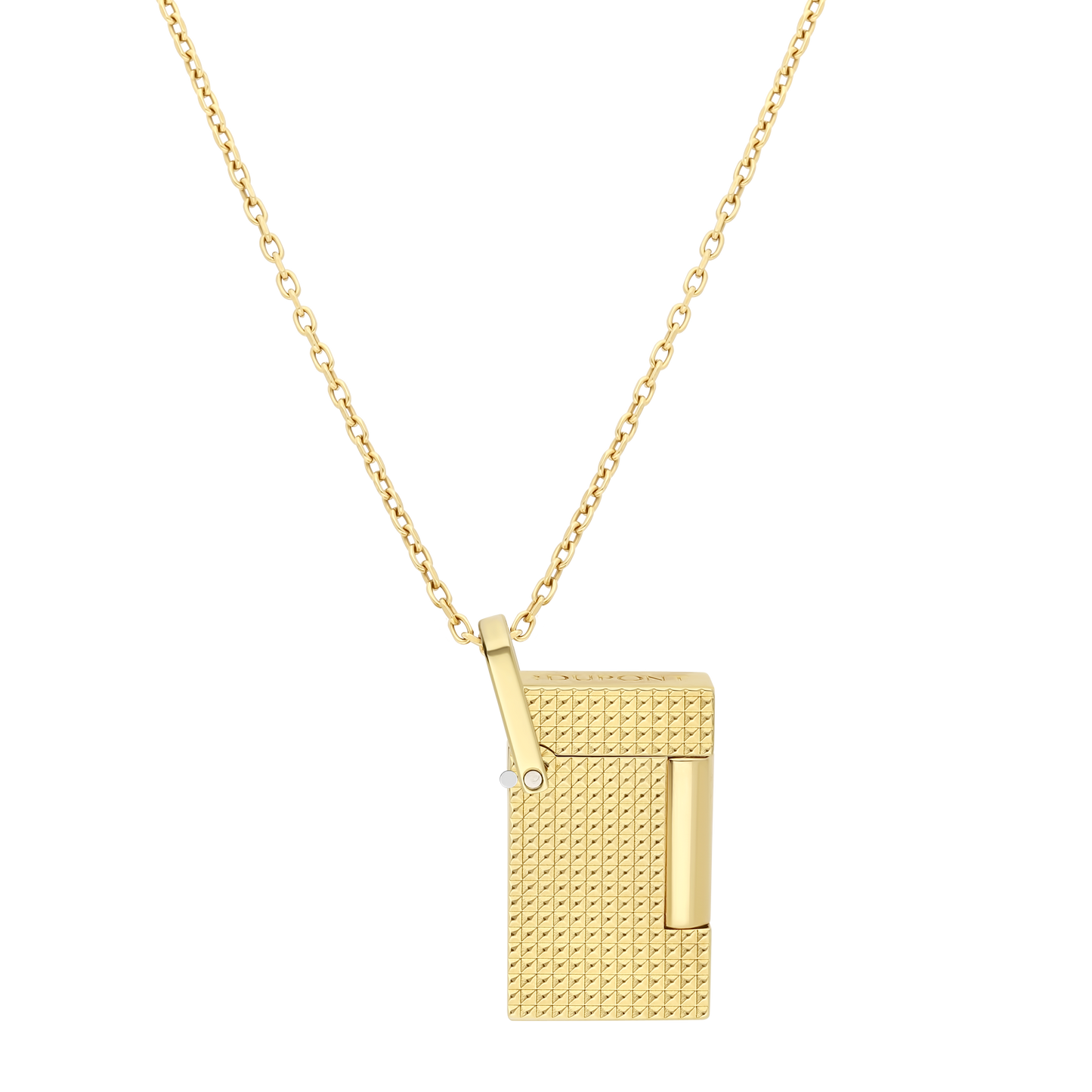 ST Dupont Feuerzeug Lighter Necklace Lighter Nekclace, Golden