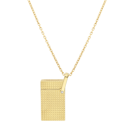 ST Dupont Feuerzeug Lighter Necklace Lighter Nekclace, Golden