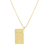 ST Dupont Feuerzeug Lighter Necklace Lighter Nekclace, Golden