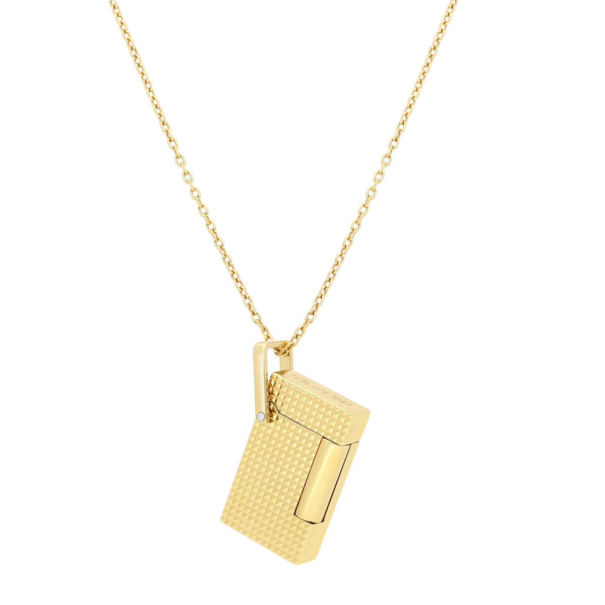 ST Dupont Feuerzeug Lighter Necklace Lighter Nekclace, Golden