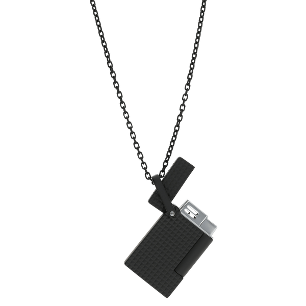 ST Dupont Feuerzeug Lighter Necklace Lighter Nekclace, Schwarz