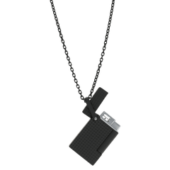 ST Dupont Feuerzeug Lighter Necklace Lighter Nekclace, Schwarz