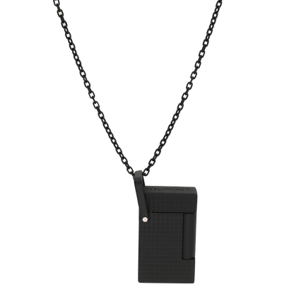 ST Dupont Feuerzeug Lighter Necklace Lighter Nekclace, Schwarz