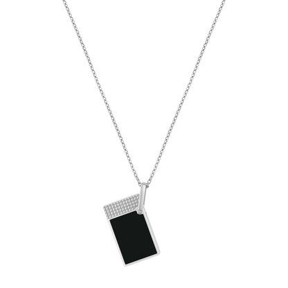 ST Dupont Lighter Necklace Silver