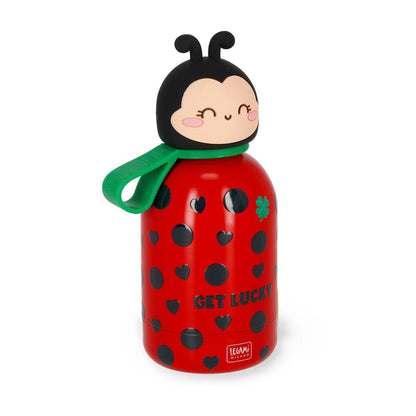 Legami Thermos Bottle, Hot&Cold BFF, Ladybug