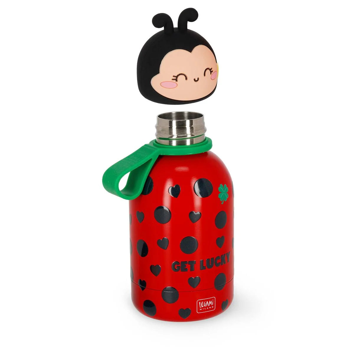 Legami Thermos Bottle, Hot&Cold BFF, Ladybug