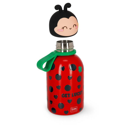 Legami Thermos Bottle, Hot&Cold BFF, Ladybug