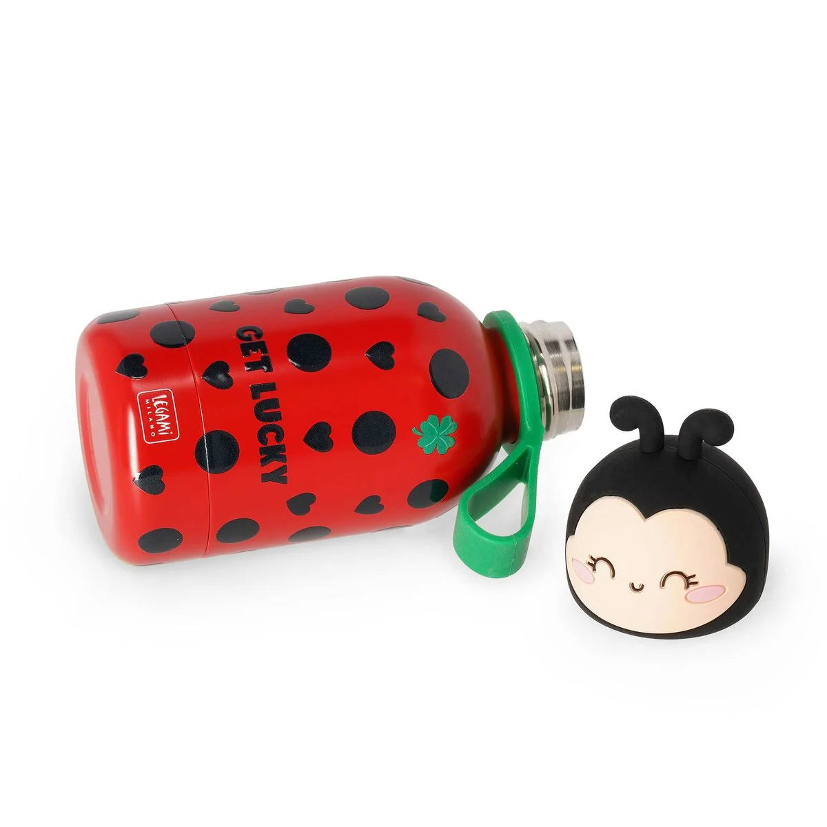 Legami Thermos Bottle, Hot&Cold BFF, Ladybug