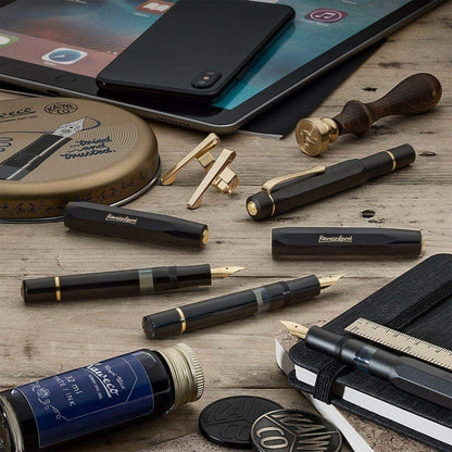 Kaweco Füller Classic Sport schwarz/gold, Kolbenmechanismus
